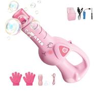 Macchina per Bolle con Effetto,Gioco Di Automatico Ricaricabile - Macchina Soffiatrice di Bolle con e Musica - Per Feste dei Bambini, Spiaggia e Gioco durante la Stagione Estiva