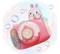 Macchina per bolle con fotocamera,Macchina per bolle con luce | Giocattoli automatici a forma di macchina fotografica | Soffiatore carino del fumetto, Giocattoli portatili per bambini per