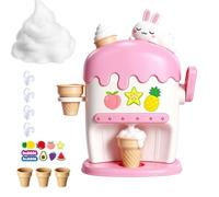 Macchina per Bolle da Bagno Interattivo A Parete Con Manovella Manuale | Macchina Schiuma Doccia e Vasca Adatto A Bambine E Bambini 3 Anni E Oltre, Bagno, Vasca, Balcone, Piscina Rosa
