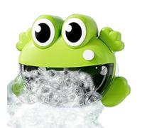 Macchina per bolle da bagno - Macchina per bolle di rana coccodrillo | Giocattolo automatico del produttore del bambino del bambino del divertimento della doccia, giocattolo musicale interattivo per