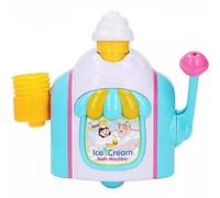 Macchina per bolle da bagno per 3-4 anni, giocattoli da bagno per la produzione di schiuma per gelato, set da gioco per torte finte con bolle, giocattoli per vasca da bagno con acqua e gelato