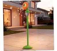 Macchina per Bolle da Terra, Macchina per Bolle Girasole, per telecomandata per Bambini, Ricaricabile con Luci Soffuse, Arancione, DecoracióN Al Aire Libre