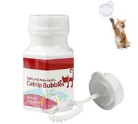 Macchina per bolle di erba gatta, bolle interattive di erba gatta per gatti. Adatta per il gioco dei gattini, per l'interazione all'aperto e per ridurre la noia.