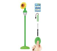 Macchina per bolle di fiori per bambini, macchina per soffiare le bolle per bambini, a forma di girasole, materiale di intrattenimento per riunioni in cortile, compleanni, matrimoni, scuola, carnevale