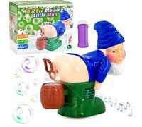 Macchina per bolle di sapone per bambini, divertente, con luci e musica, Babbo Natale che soffia bolle con soluzione da 60 ml e batteria, giocattoli di Natale per bambine ragazzi, regali di Nat