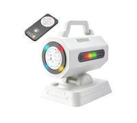 Macchina per Bolle Generatore Portatile A Batteria Con LED RGB