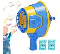 Macchina per Bolle, Giocattoli Cannone ad Aria per Bolle per Bambini, Accessorio Interattivo per Divertimento all'Aperto in Giardino Spiaggia Parco