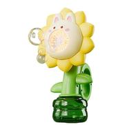 Macchina Per Bolle Girasole, Macchina Di Sapone Girasole, 1 Batteria Al Litio Da 3,7 V, Ricarica USB, Con Cavo Di Ricarica USB, Batteria Al Litio, Liquido