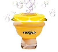Macchina Per Bolle Per Bambini, 11,5x11,5cm In - Soffiatore Con | Bouquet Di Fiori Automatico Portatile | Per Giardino E Vacanze