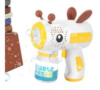 Macchina per bolle per bambini | giocattoli elettrici estivi con illuminazione | soffiatore automatico a bolle con luce | per feste di nozze gioco all'aperto giardino ora del bagno Halloween