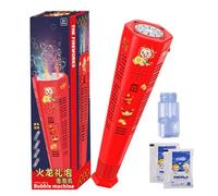 Macchina per bolle per le feste,Macchina per bolle - Macchina per bolle elettrica Anno del serpente | Macchina per bolle scintillanti simulata con suono e luce realistici per compleanno, matrimonio