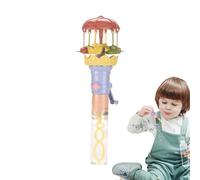 Macchina per bolle portatile, giocattolo con bacchetta per bolle - Creatore di atmosfere per feste di design a carosello | Giochi da giardino portatili all'aperto, divertimenti innovativi, creatore di