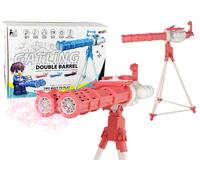 Macchina per bolle su treppiede rosa - torre di bolle elettrica con altezza regolabile