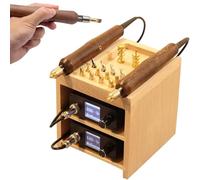 Macchina per bordatura e piegatura in pelle calda, controllo intelligente della temperatura 80-480 ℃, testa di timbratura a caldo per sigillare i bordi e olio per timbratura a caldo, perfetta per