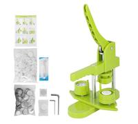 Macchina per bottoni da 25 mm con 100 pezzi per bottoni, taglierina per immagini e cerchi, Pressa push-pull Bottoni Pin Maker per spille, regali fai da te, creazione di bottoni