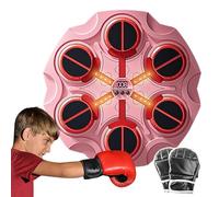 Macchina Per Boxe A Parete Macchina Elettronico Per Boxe | Macchina Per Allenamento A Parete Domestica | Macchina Per Pugilato Intelligente per Allenamento Di per Età Di 6 Anni E Più, Po