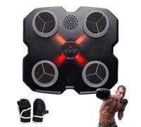 Macchina Per Boxe Musicale - PP+EVA | Macchina Per Boxe Musicale Intelligente | Smart Ḿusic Punch Ḿachine | Ḿacchina Ṕer B́oxe Ḿusicale Con A LED P̀er Bambini, Ragazzi, Ragazze, Allenamento In Pa
