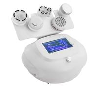 Macchina per bruciare i grassi 6 in 1, RF 80 K, ad ultrasuoni, 220 V, strumento dimagrante anti-invecchiamento, 38 x 29 x 28 cm, bianco