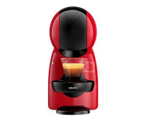 Macchina per caffè a capsule KRUPS Piccolo XS, Compatibile con Capsule Nescafé Dolce Gusto, Pressione pompa 15 bar, Potenza 1600 W, Serbatoio acqua 0,8 l, Disattivazione automatica, Rosso, Nero