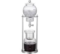 Macchina per caffè a goccia a freddo - Dripper di caffè e tè riutilizzabili da 600 ml con valvola regolabile e supporto in acciaio inossidabile per la torre di birra al caffè ghiacciata fai -da -te