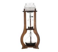 Macchina per caffè americano Brew Tower, Caffettiera a goccia con filtro da 800 ml e valvola di regolazione della velocità di gocciolamento, 19x52 cm