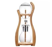 Macchina per caffè americano Brew Tower, Caffettiera a goccia con filtro in acciaio inossidabile, vetro borosilicato ad alta capacità, portata controllabile, capacità 800 ml, 6-8 tazze, for bar, casa