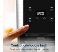 Cecotec Macchina Caffè Americano - Caffettiera a Goccia Coffee 66 Drop & Touch. 950 W, 1,5 L, 12 Tazze, Pannello tattile, Caraffa in vetro, Timer 24h, 6 interruttori, Filtro a rete riutilizzabile