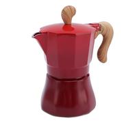 Macchina per caffè da 150 Ml di caffè da caffè Pot Realizzato in Alluminio con Eccellente conduttività di Calore per gli Amanti del caffè Principianti (Rosso)