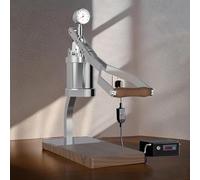 Macchina per caffè espresso a mano con manometro, set di caffettiera elettrica per riscaldamento elettrico, capacità 100 ml, adatta per manico da 58 mm, pressione variabile da 3 a 5 bar