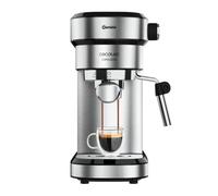 Macchina per caffè espresso Cecotec Cafelizzia in acciaio con lancia vapore - Potenza 1350W - Pressione 20bar - Termoblocco - Temperatura regolabile - Lancia vapore - Spegnimento automatico - Serbatoi