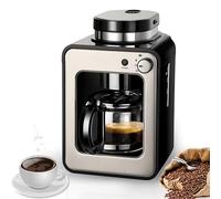 Macchina per caffè espresso completamente automatica con macinacaffè | Macchina da caffè espresso completamente automatica con macinacaffè integrato, potenza di 600 W, per gustare comodamente un