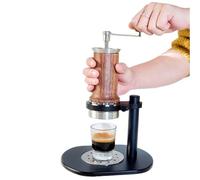 Macchina per caffè Espresso Manuale Portatile, Macchina per caffè Espresso in Acciaio Inossidabile, Macchina per caffè Manuale di Dimensioni compatte, Non Richiede elettricità, per casa, a