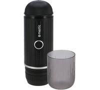 Macchina per caffè espresso mestic mk-90, portatile, alimentata a batteria, per capsule e caffè macinato, 19 bar, 80 ml