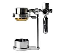 Macchina per caffè espresso pneumatica, portatile, con manometro e valvola limitatrice di pressione, per casa, campeggio e viaggi