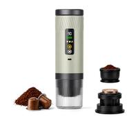 Macchina per caffè espresso portatile 3 in 1, autoriscaldante, con 3 | La macchina per caffè espresso portatile 3 in 1 è dotata di funzionamento autoriscaldante e 3 temperature selezionabili, così