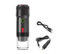 Macchina per caffè espresso portatile, alimentata tramite USB, macchina da caffè elettrica per auto e uso esterno, design compatto con infusione rapida, estrazione ad alta densità, per viaggiatori e
