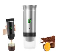 Macchina per caffè espresso portatile, autoscaldante 4-6 min, 3 in 1, macchina da caffè portatile, tempi 50 piccoli per una capsule, carica larg,