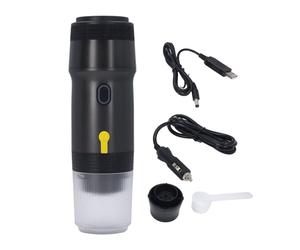 Macchina per caffè Espresso Portatile, Caffettiera Autoriscaldante, 20 Bar, Compatibile con NES, Cialde DG e Cartucce di caffè in Polvere, Macchina da caffè da Viaggio