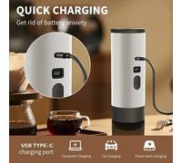 Macchina per caffè espresso portatile elettrica wireless per auto e casa Macchina per caffè da campeggio Capsule in polvere da viaggio High edition 4