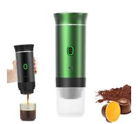 Macchina per caffè espresso portatile, mini macchina da caffè da viaggio con USB, macchina da caffè da campeggio autoriscaldante, macchina per caffè espresso con avvio a un pulsante, mini caffettiera