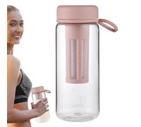 Macchina per caffè ghiacciato, a prova di perdite, barattolo per birra fredda, barattolo di birra portatile, barattolo di vetro resistente che produce liscio, scala integrata che garantisce una