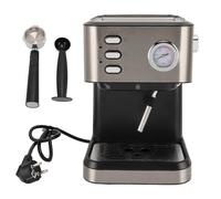 Macchina per caffè in Acciaio Inossidabile, Macchina per caffè a Vapore da 1,5 Litri 1050 W con Funzione Montalatte, Macchina per caffè Semiautomatica da 20 Bar per Preparare