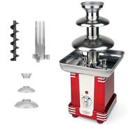 Macchina Per Cascata Di Cioccolato A 3 Livelli, Fontana Di Cioccolato, Torre Per Fonduta Di Cioccolata Calda In Acciaio Inossidabile Facile Da Montare, Controlli A Manopola Per Salsa Ranch