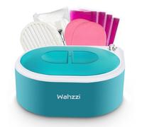 Macchina per cera di paraffina, bagno di paraffina per pelle liscia e morbida, riscaldamento rapido, 2500 ml, grande capacità, scaldacera per mani e piedi, con cera di paraffina per spa (blu)