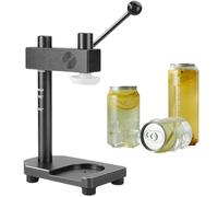 Macchina per Chiudere Manualmente Le Lattine,Strumento per Sigillare I Barattoli Con Base Fissa,Altezza: Entro 30-170 Mm/Calibro Applicabile: 51 Mm,Non Richiede Alimentazione,Per Uso Domestico Grey