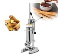 Macchina per Churrera Manuale churros manuale, commerciale, elettrica, in acciaio inox, riempitrice verticale per dolci e frutta, per uso domestico commerciale, 2 l