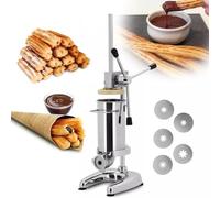 Macchina per Churrera Manuale churros manuale, elettrica, in acciaio inox, commerciale, per ristoranti, caffetterie, panetterie, hotel, 2 l