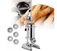 Macchina per Churrera Manuale churros manuale, riempitrice di marmellata di frutta, commerciale, 2 l, 3 l, in acciaio inox, riempitrice per ciambelle, riempitrice per dessert, riempitrice pe