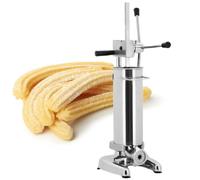 Macchina per Churrera Manuale, Macchina per Churrera Churrera Manuale per Ciambelle Spagnole Commerciali con 5 Tipi di Stampi,3L