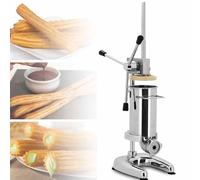 Macchina per Churro Commerciale Ciambelle churros manuale commerciale, 5 stampi, design verticale in acciaio inossidabile per eventi di negozi di snack